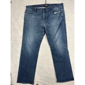 Lucky Brand 363 Vintage Straight Leg Mens Jeans Blue Wash Size 42x32